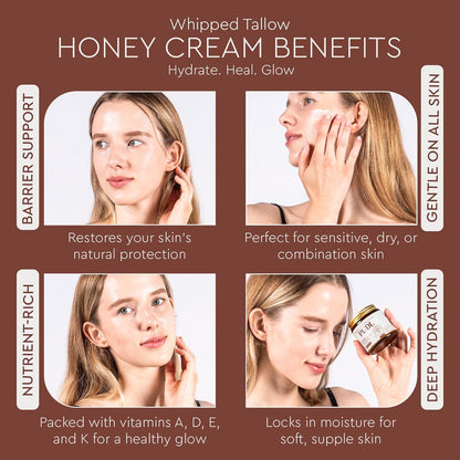 Whipped Tallow Honey Cream